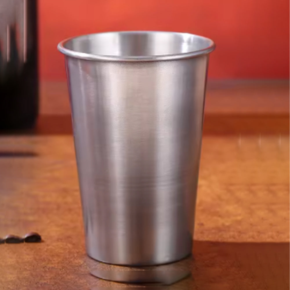 304 Single Wall Stainless Steel Pint Cup