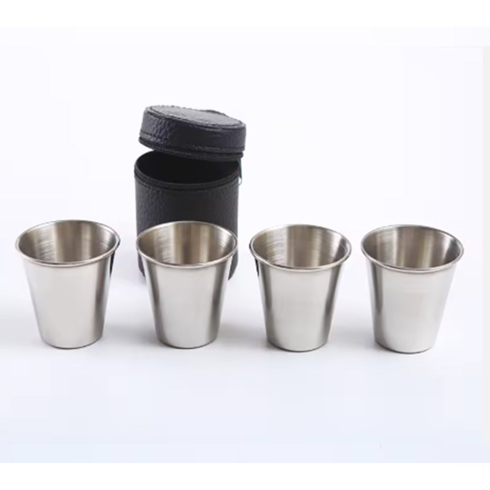 2 oz Stainless Shot Glass Kit